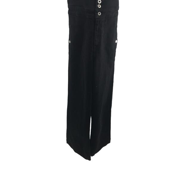 BLDWN Baldwin Faye Carbon Black Overalls Jumpsuit - Picture 6 of 12